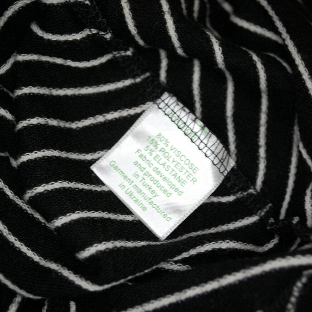 Garnet Hill Striped French Terry A-line Tunic - Picture 5 of 5